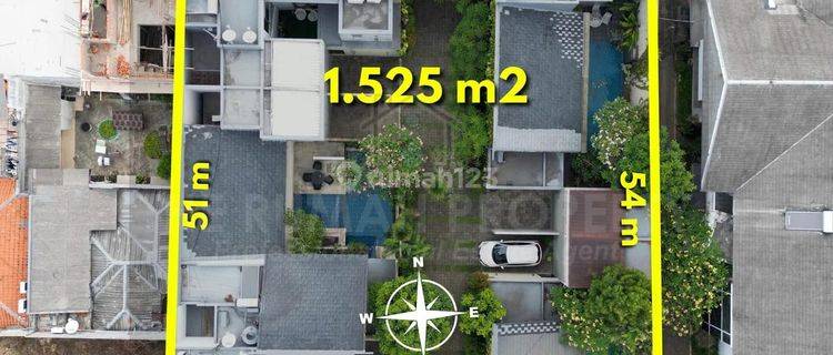 Dijual Harga Murah Hitung Tanah Rumah Compound di Cipete 1