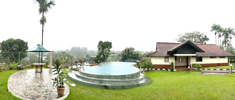 Villa Cisarua Puncak Furnished View Pegunungan Tanah Luas 3000 Meter 1