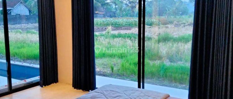 For Lease Hold 4 Villas 2 Bedroom Villa Available December 3 And Available Now 1 Bedroom With Natural Panoramic Views Of The Most Beautiful Rice Fields In Ubud, Feel The Sensation Strategic Location In Bali Indonesia Rice Field View 10 Menutes From Monkey 1