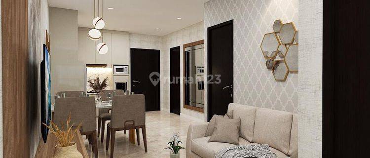 Apartement Sudirman Suites Apartment 3 BR Furnished Bagus Sekali 1