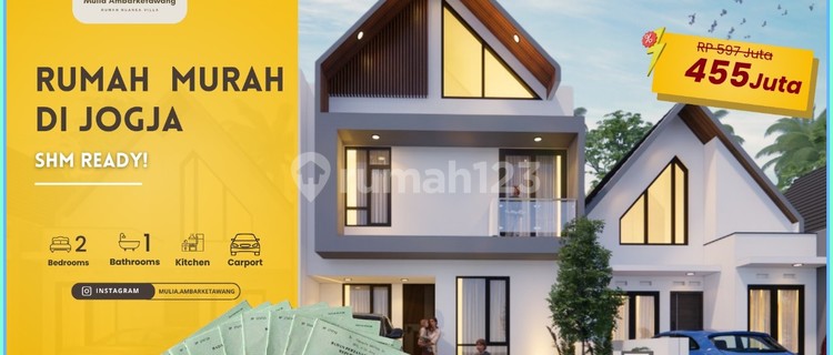 For Sale 2-Story House in Jogja with SHM Certificate Near Malioboro 1