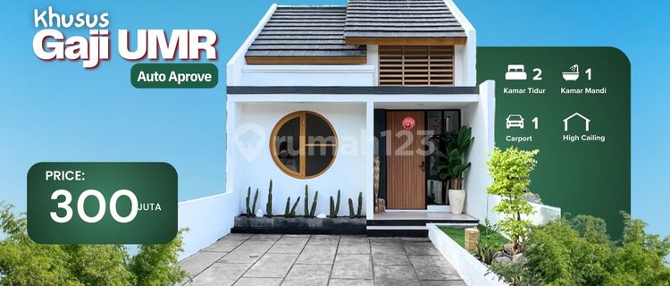 Rumah Murah Jogja Gaya Jepang 300 Jutaan 20 Menit ke Kota 1
