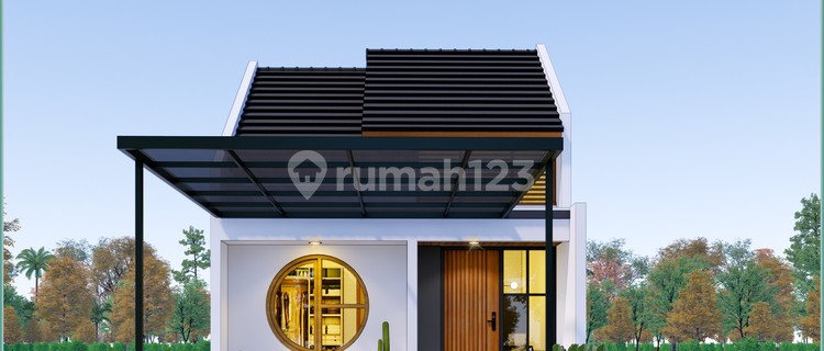 Rumah Murah Jogja Gaya Jepang Jalan Wates Ada Taman Bermain 1