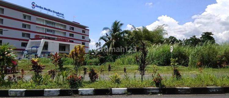 Tanah 8880m2 di samping RS Sentra Medika jl Sukarno  1