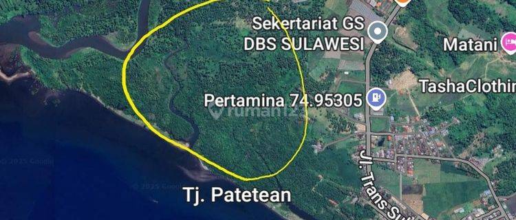 Tanah 35h Pinggir Pantai Tumpaan Cocok Buat Pelabuhan Wisata Laut 1