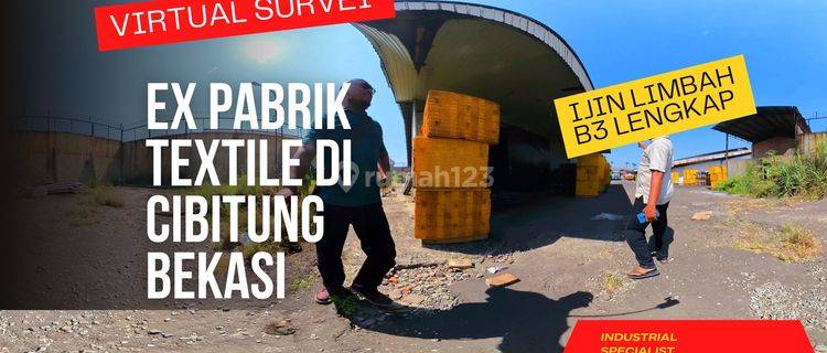 Ex Pabrik Textile Ada Ijin Limbah B3 di Cibitung Cikarang Bekasi  1