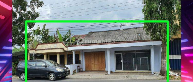 RUMAH + TOKO PINGGIR JALAN UTAMA PROVINSI. COCOK UNTUK USAHA 1