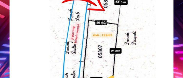 Tanah Murah Lokasi Strategis dekat Kampus Jember Siap Bangun 1