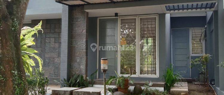 Rumah terawat depan taman Delatinos BSD 1