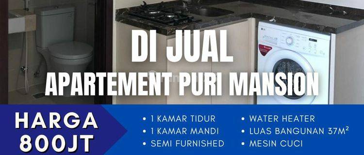 Di Jual Apartemen Puri Mansion Semi Furnished Bagus 1