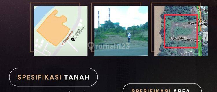  Tanah Sumsel Tanjung Enim Seluas 1,8 Ha for Sale  1