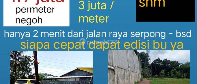 Jual Cepat Tanah Kavling Dalam Serpong Indah  1