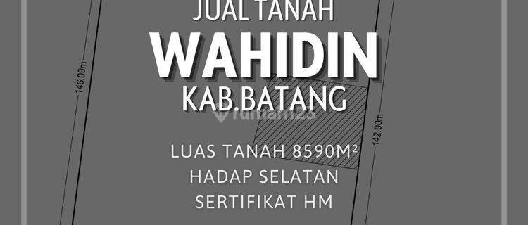 Dijual Tanah STRATEGIS di jl Wahidin BATANG PUSAT KOTA 1