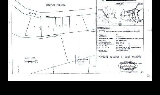 Di Jual Tanah depan Bcs Mall 528m2 / 4.5j per m2 1