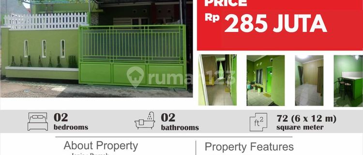 Rumah Murah Dijual di Patikraja Dekat Area Pendidikan dan Perbelanjaan 1