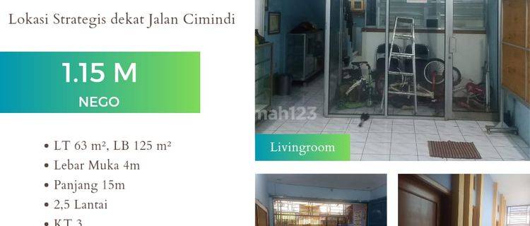 Dijual Ruko Strategis Jalan Budi Bandung 2 Lantai 1