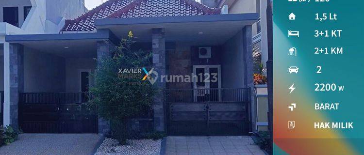 Rumah Semi Furnish Siap Huni di Pondok Blimbing Indah Malang 1