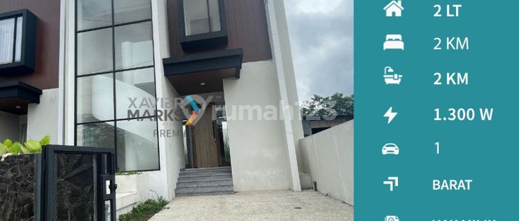 Rumah 2 Lantai Minimalis Modern di Greenland Tidar Malang 1