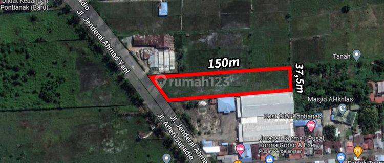 Tanah 5.495 m² di Jl. Ahmad Yani 2 1