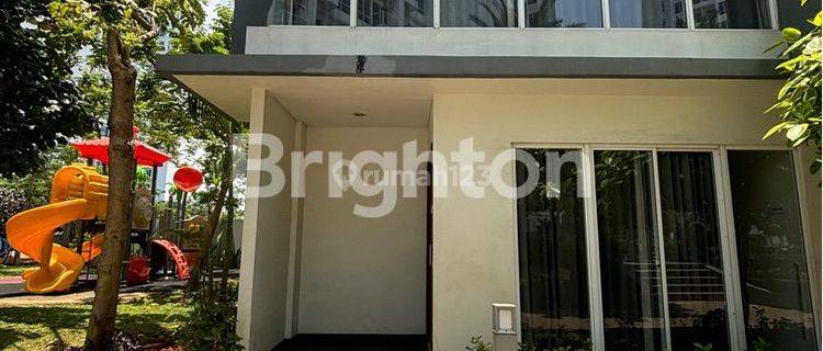 APARTEMEN PURI MANSION TOWN HOUSE 2 LANTAI UNFURNISHED VIEW POOL LANTAI DASAR 1