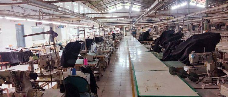 Dijual Pabrik Garmen Aktif Jayanti Balaraja Tangerang 1