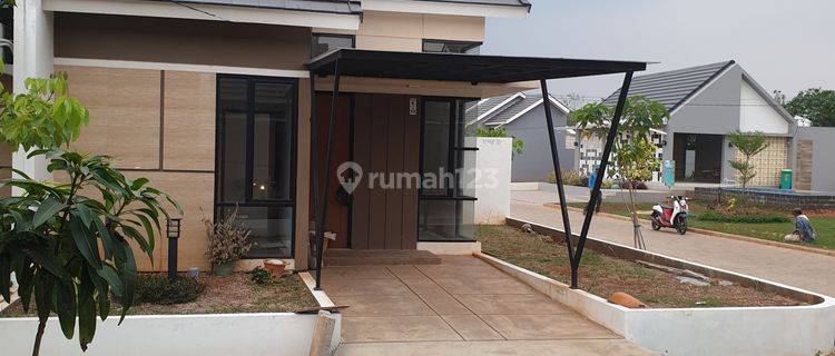 Rumah cluster 1 lantai hoek siap huni cileungsi bogor jawa barat di Harmoni Park Residence 1