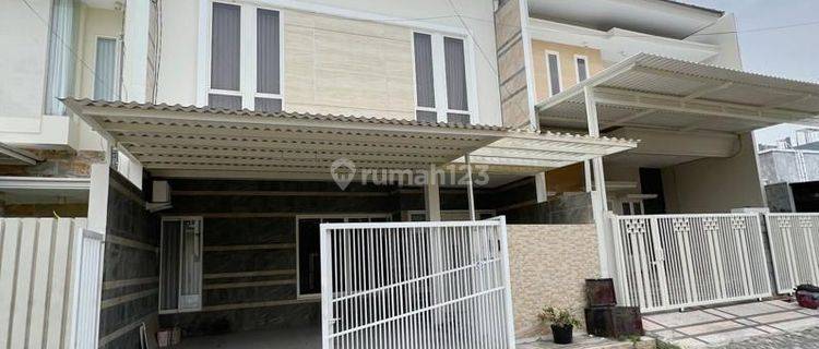 Rumah 2 Lantai Sutorejo Surabaya Timur Selangkah Dari Mulyosari Minimalis Bangunan Baru Full Furnished 1