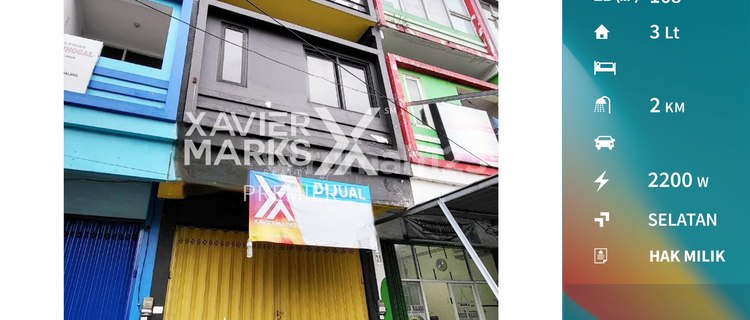Jt100, Ruko 3 Lantai di Dekat Atk, Malang 1