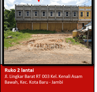 Ruko 2 Lantai Kawasan Ramai di Kota Baru Jambi 1