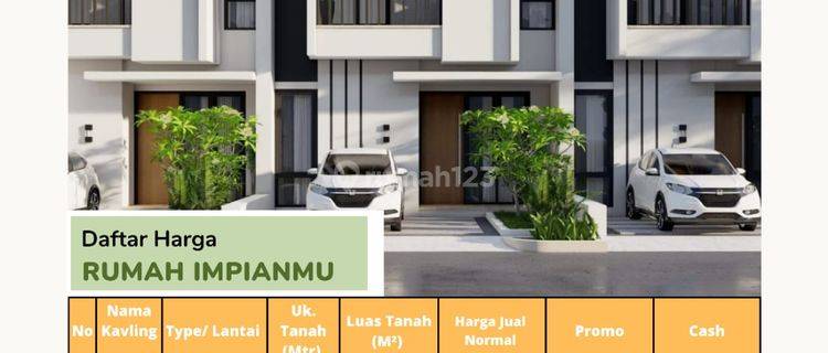 Rumah 2 lantai cluster murah di areal Sisingamangaraja Medan amplas. 1