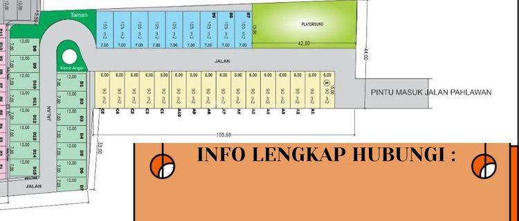 Tanah kavlingan dalam komplek di Jalan Jamin Ginting dekat Padang bulan medan. 1