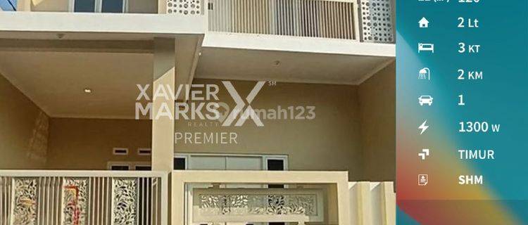 T005 Dijual Rumah Baru 2 Lantai Cluster Perumahan Pandanwangi Sulfat 1