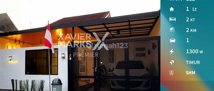 U090 Dijual Rumah Baru Aesthetic Full Furnish di Sukun Kota Malang 1