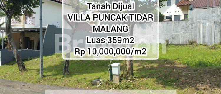 TANAH VILLA PUNCAK TIDAR MALANG DEKAT MACHUNG ELPICO CITRALAND 1