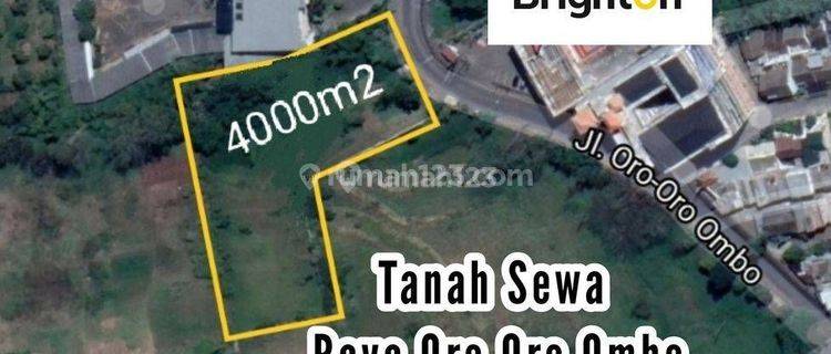 TANAH 1500m2 DISEWAKAN DEKAT JATIMPARK 2 di RAYA ORO ORO OMBO BATU MALANG DEKAT JATIM PARK 2 1