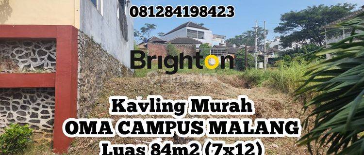 TANAH DIJUAL MURAH OMA CAMPUS VILLA BUKIT SENGKALING MALANG 1