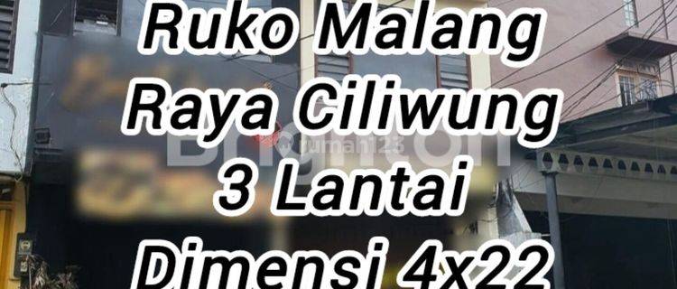 Ruko Dijual Murah Raya Ciliwung Malang Tengah Kota 1