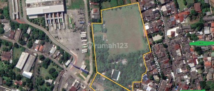 For Sale Dijual Pondok Cabe Area. Tanah Matang Siap Bangun, Cocok Untuk Pabrik, Gudang Atau Perumahan 1