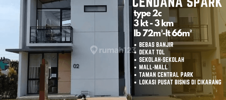 Perumahan Siap Huni Lippo Cikarang Cendana Spark Bebas Banjir 1