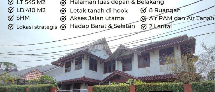 Rumah Usaha Ex. Kantor Depan Boulevard Utama Villa Melati Mas Bsd 1