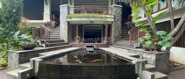 Rumah Mewah Gaya Villa Hitung Tanah Saja Bambu Apus Jakarta Timur 1