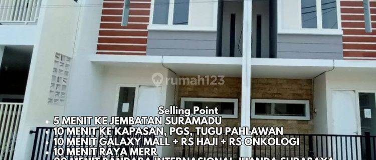 Dp 0 + Rumah 2 Lantai 2 Menit Ke Suramadu Surabaya Timur 1