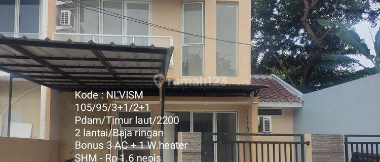 Rumah 2 lantai di lokasi favorite di Villa melati mas 1