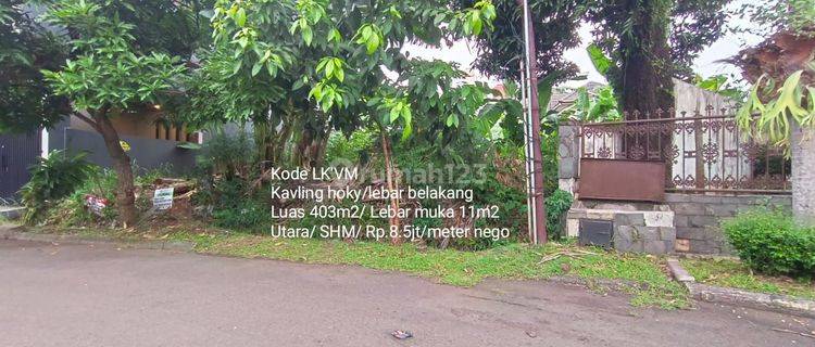 Kavling Hoky ngantong belakang lokasi bagus di Villa melati mas 1