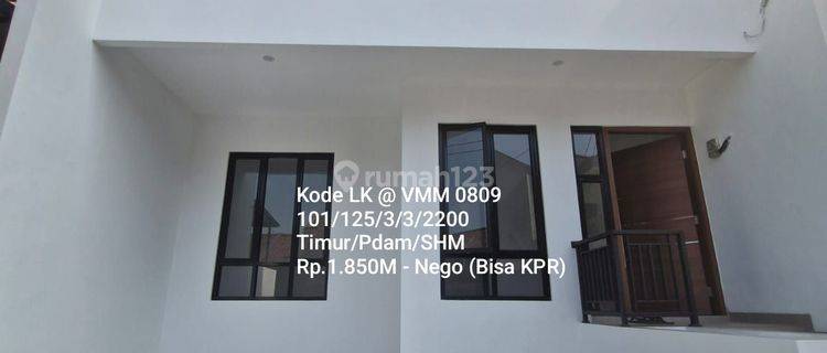 Rumah 2 Lantai Konsep Minimalis Modern Di Villa Melati Mas 1