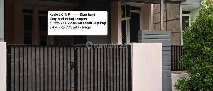 Rumah Mungil Baja Ringan,terawat Siap Huni @ Regency Melati Mas 1