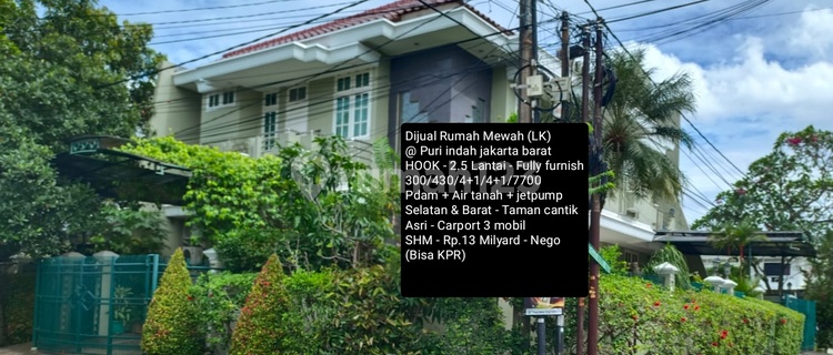 For Sale Luxurious Hook House Asri @ Puri Indah West Jakarta 1