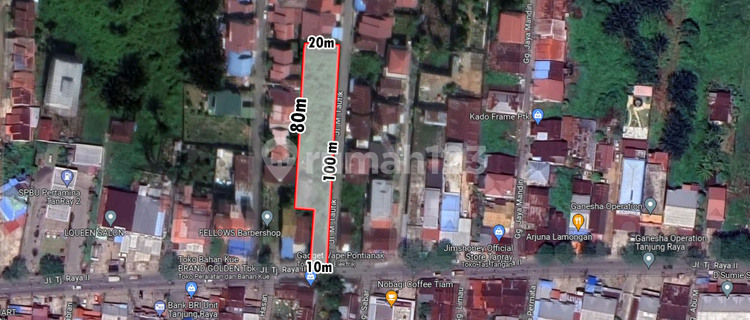 Tanah Siap Bangun Tepi Jalan Padat Penduduk di Tanjung Raya 2 1