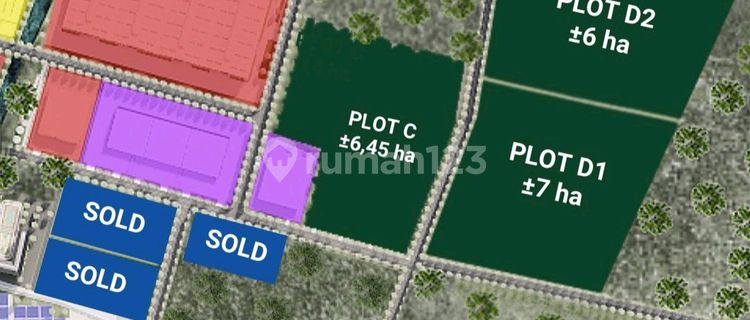 Land Ready to Build Factory in Industrial Area 1