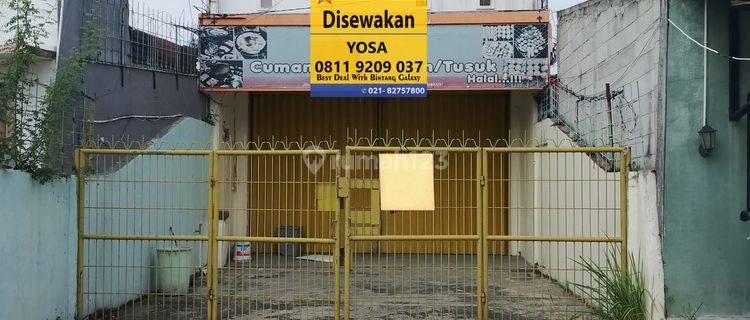 Ruko Disewakan Jl. Kh. Agus Salim Bekasi Jaya, Bekasi Timur 17112 1